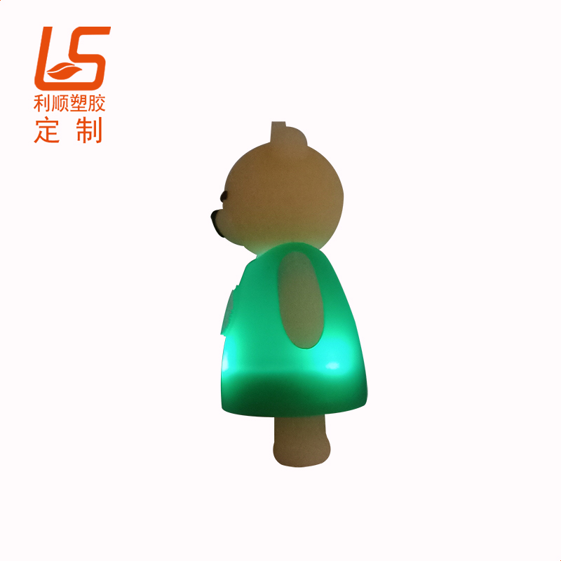 定制立體公仔LED發(fā)光背包警示燈星巴克立體公仔發(fā)光燈 (2)