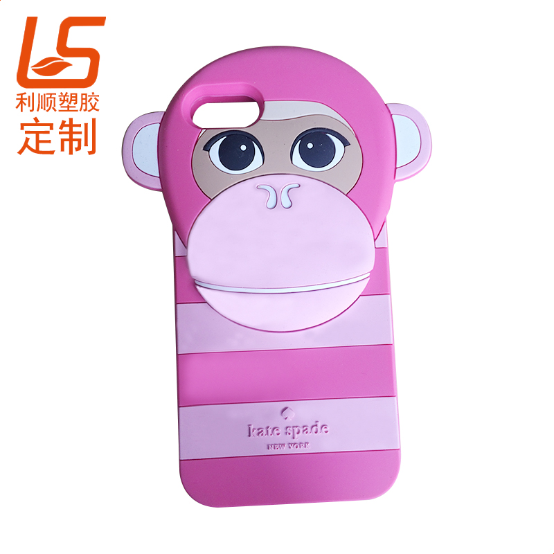 定制卡通公仔硅膠手機(jī)殼 3D立體手機(jī)硅膠殼