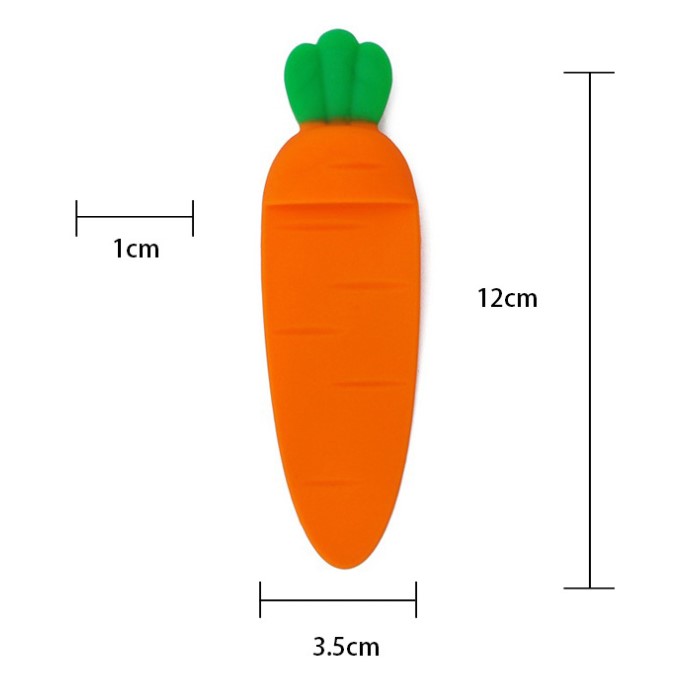 胡蘿卜硅膠書簽